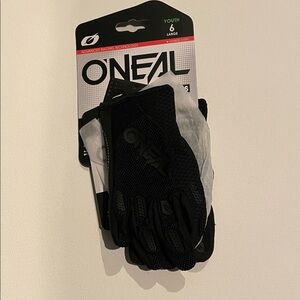 NWT O’Neal Youth Element Motocross Cycling Gloves Black Size Youth Large